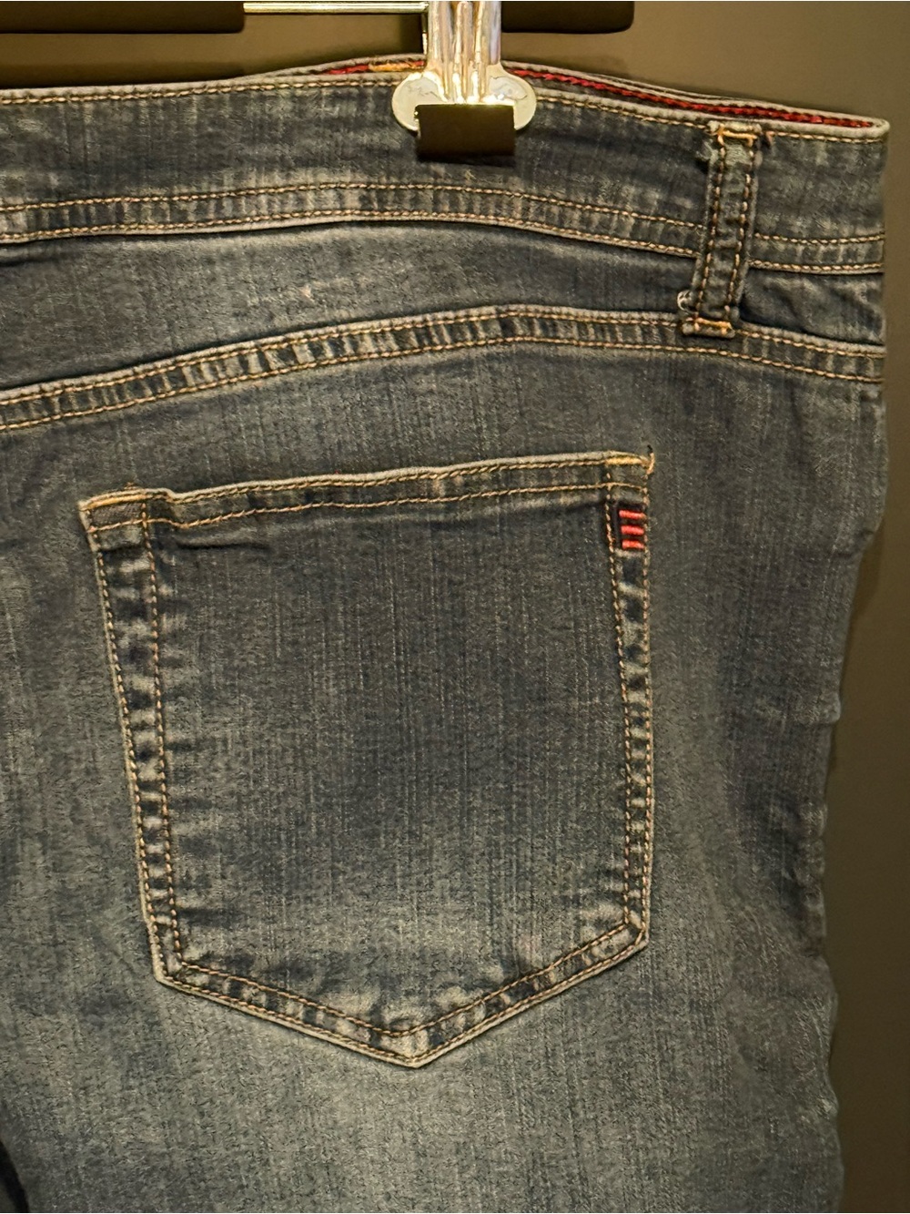 🌈 EV1 Alex Relaxed Denim Boho Shorts with Colorful Side Stitched Trim - Size 16 - Picture 10 of 15